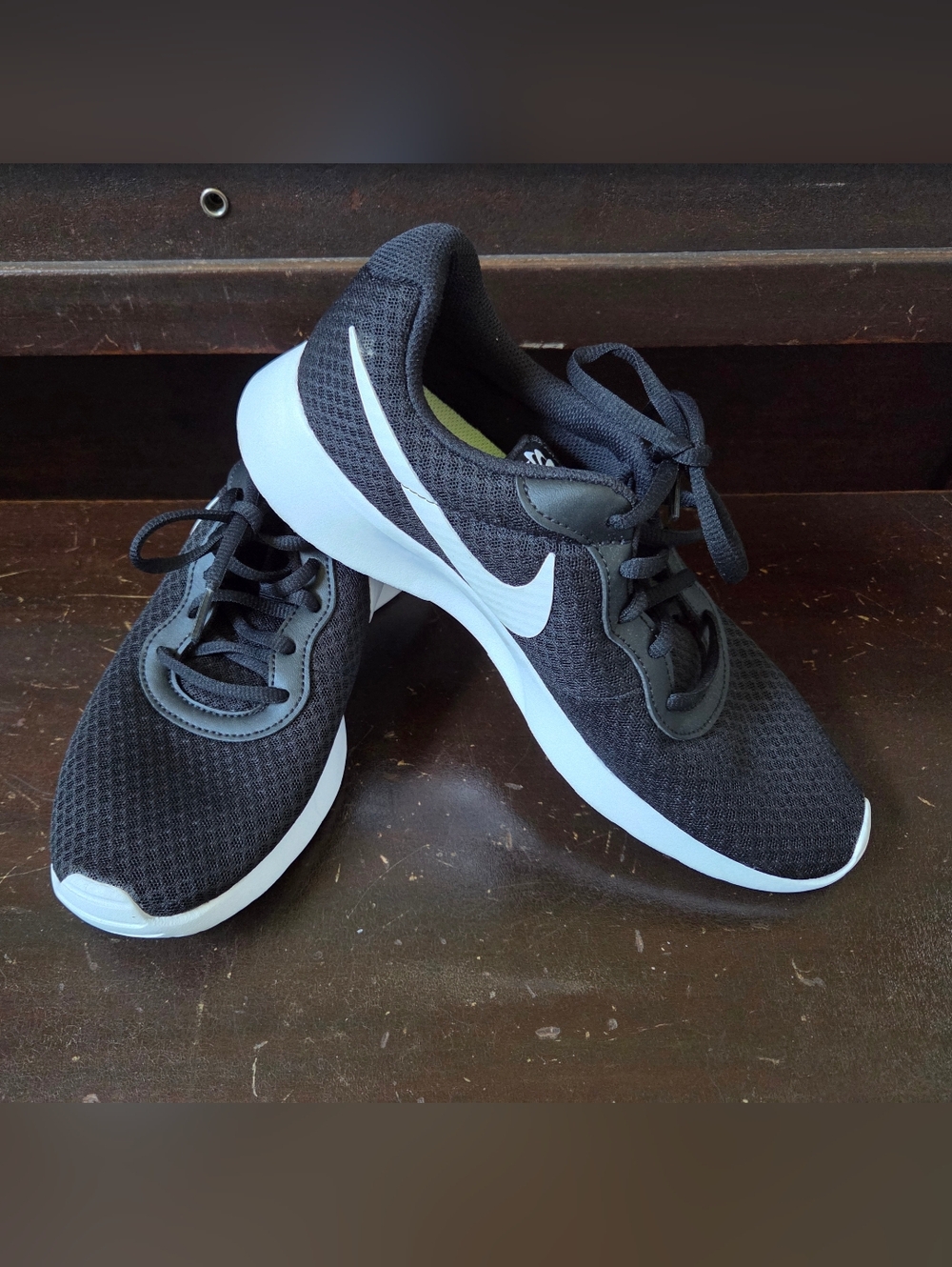 Women's Nike Black and White Running Sneakers